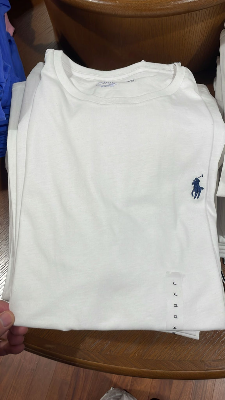 Ralphlauren Plain T-shirt White