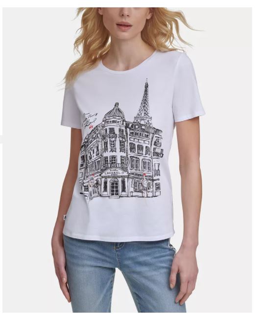 Karl Lagerfeld T-Shirt - City  - White