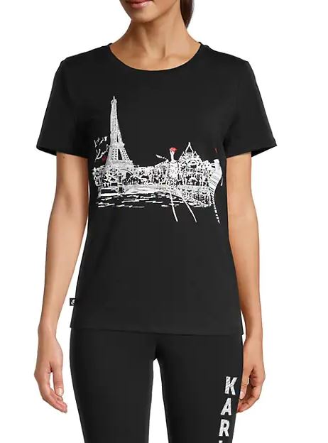 Karl Lagerfeld T-Shirt - City - Black