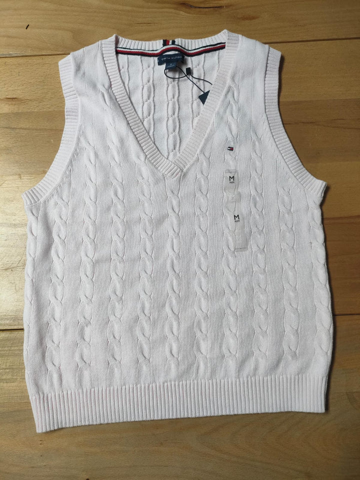 Tommy Hilfiger V Neck Sweater Vest - Sleeveless