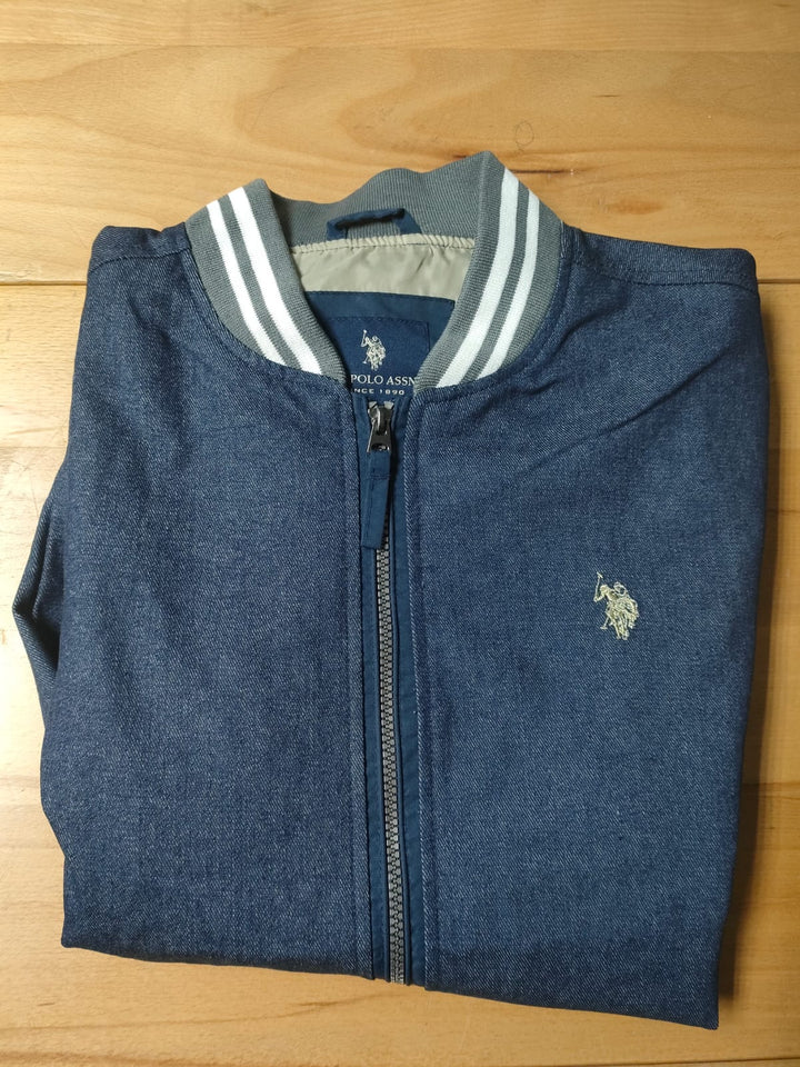 US POLO Jacket Blue & Gray