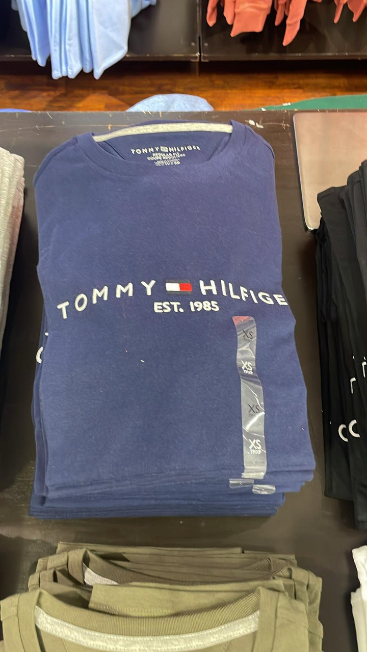 Tommy Hilfiger T-Shirt 1985 Logo Blue