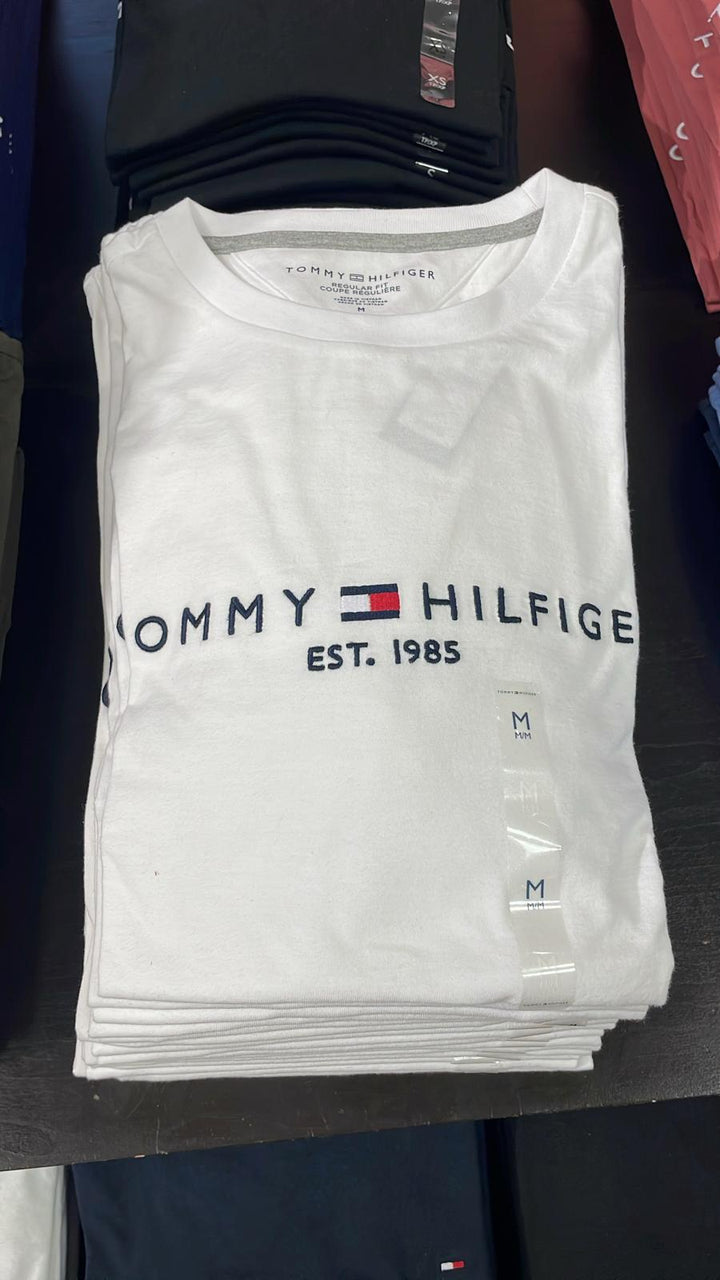 Tommy Hilfiger T-Shirt 1985 Logo White