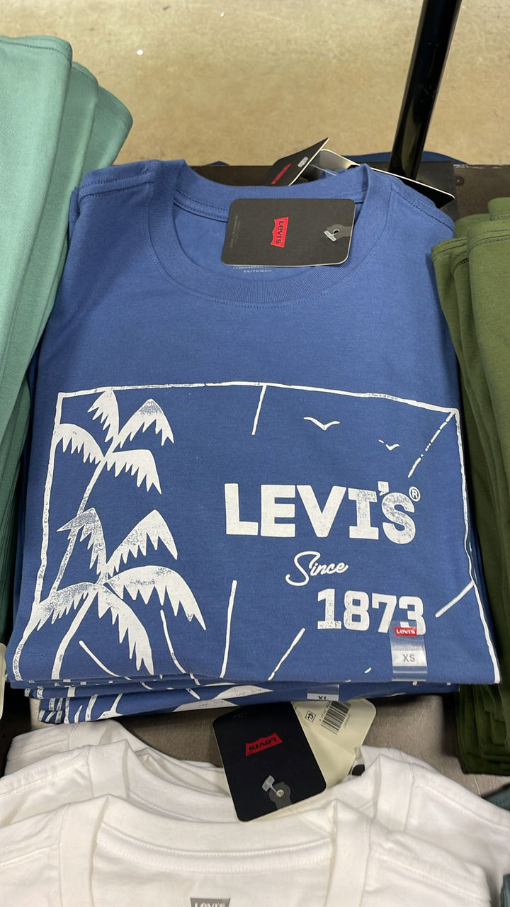 Levi's Palm 1873 T-Shirt Blue