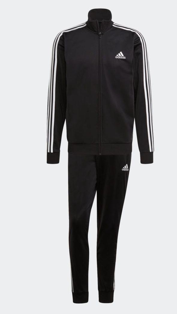 Adidas 3 strips Tractsuit Black