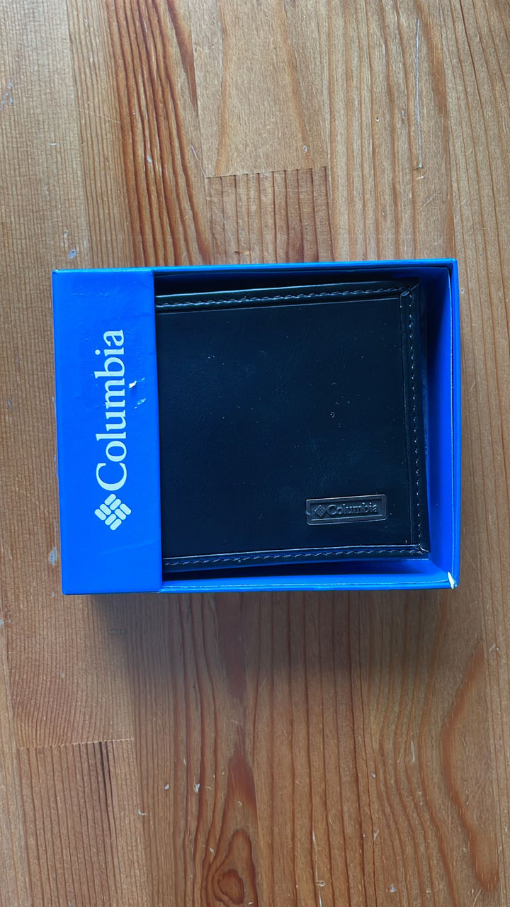 Columbia Leather Wallet Black