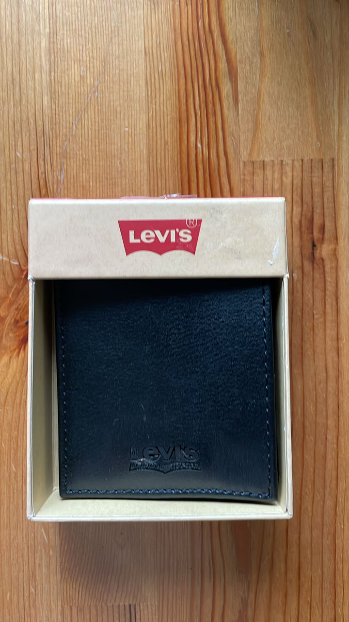 Levi's Leather Wallet Black