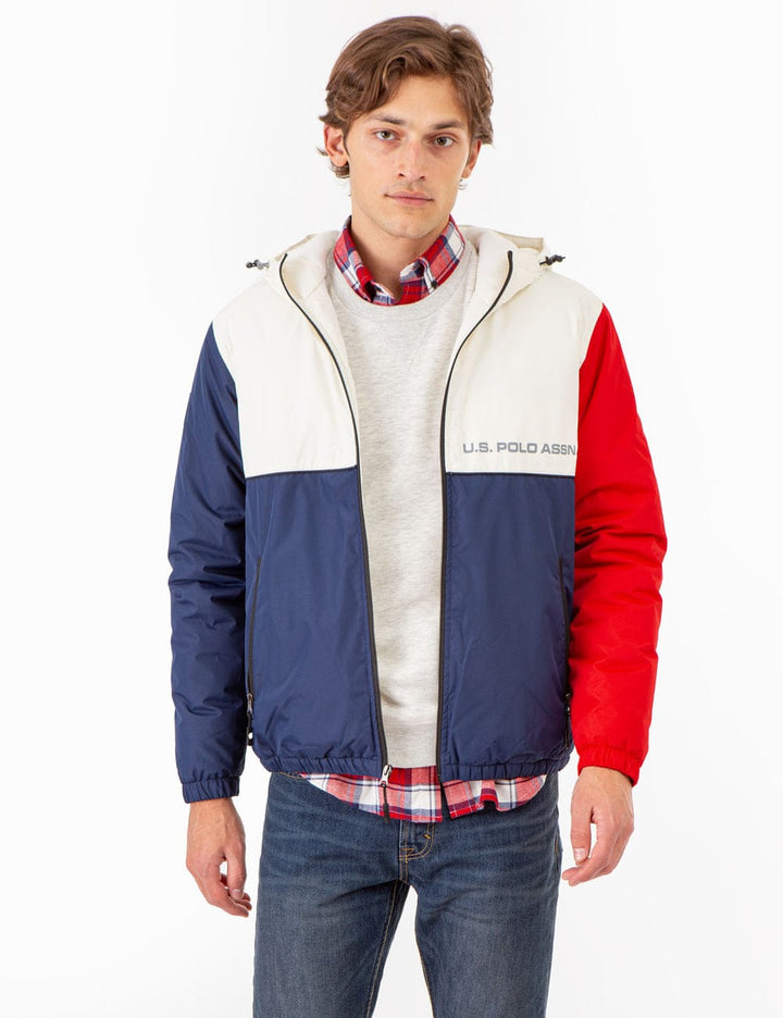 US Polo Jacket Navy/White/Red