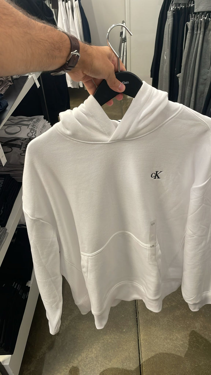 CK Hoodie White
