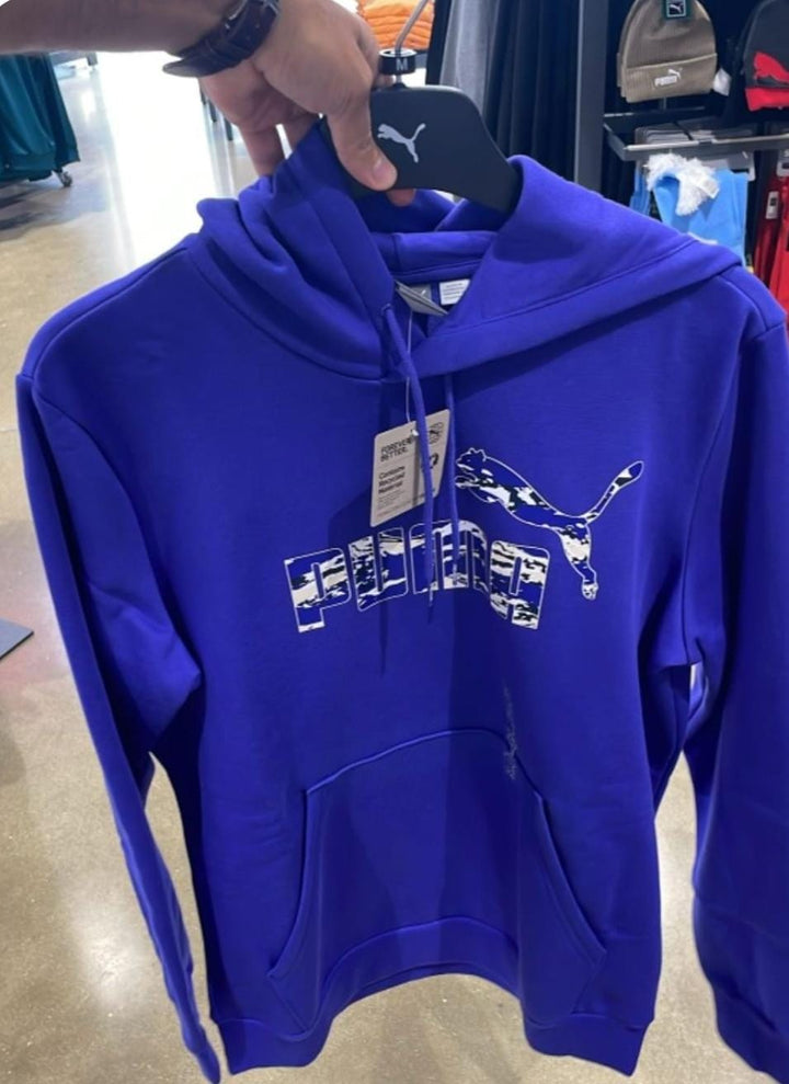 Puma Big Logo Hoodie Blue