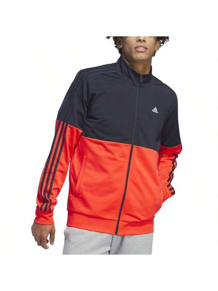 Adidas 3 Strips Tracksuit Navy/Red