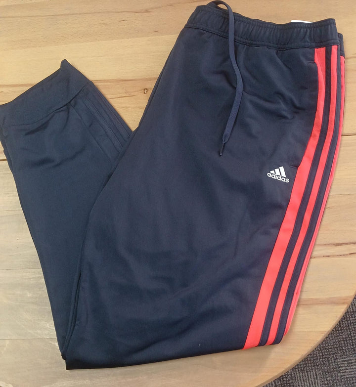 Adidas 3 Red Strips Sweatpants Black