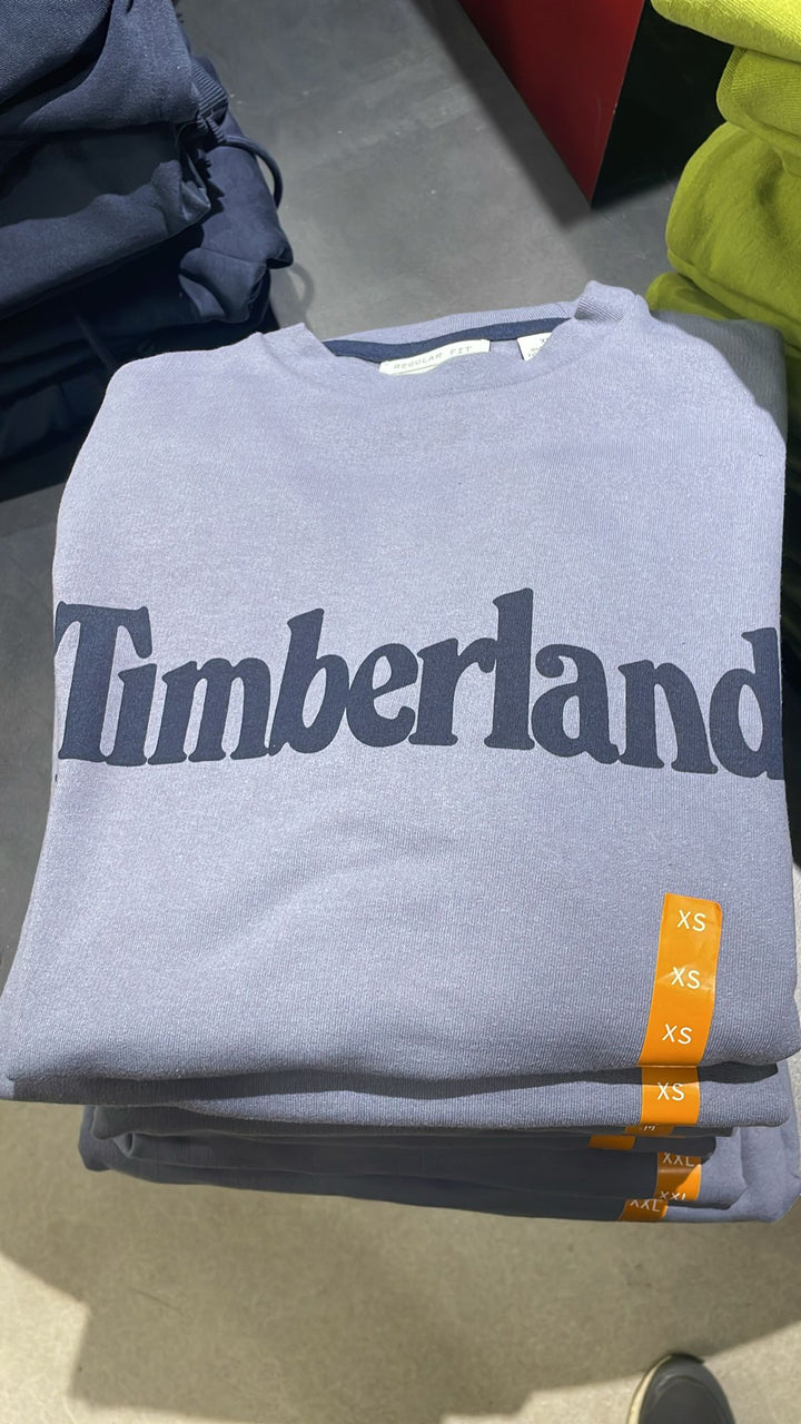 Timberland Broad Logo Sweater Liget Blue