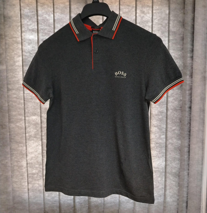 Boss Polo - Dark Grey S