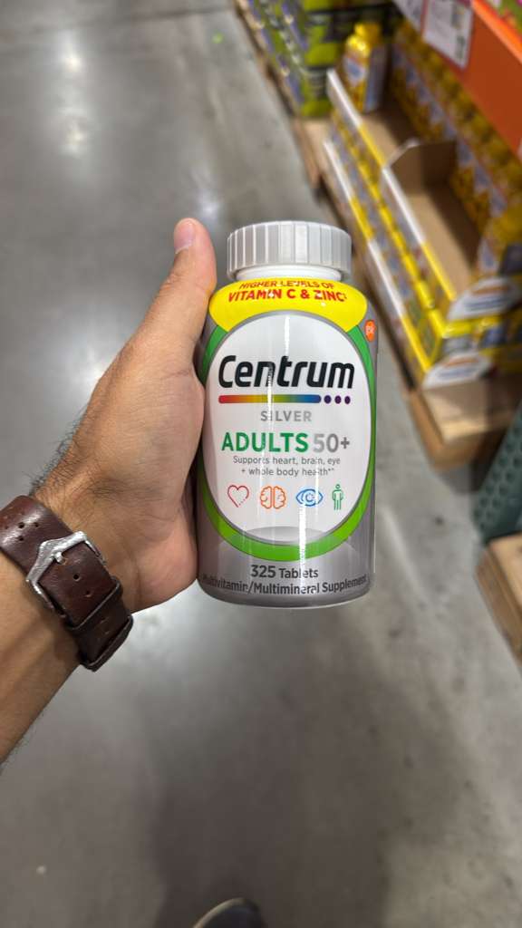 Centrum Silver Multivitamin for Adults 50 Plus, Multimineral Supplement, 325 Ct